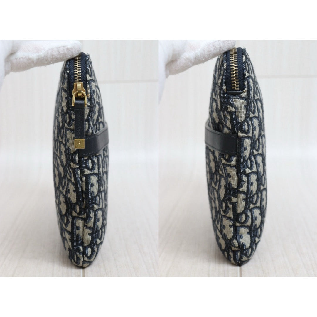 Include Entrupy Certificate of Authenticity｜Very Good ( Rank A)｜ Dior  Oblique Travel Kit  Clutch｜26050713