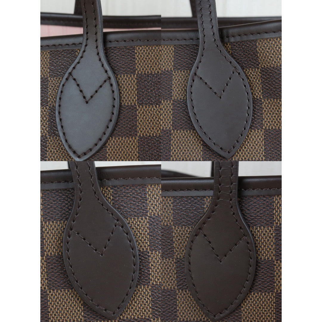 Include Entrupy Certificate of Authenticity｜Very Good ( Rank A)｜ Louis Vuitton Damier Ebene Neverful MM ShoulderBag With Pouch  IC Chips Model｜S26070901