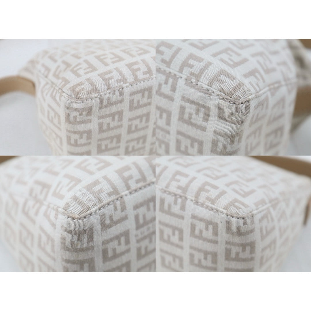 Good ( Rank AB) ｜ FENDI Zucca Mamma Baguette Shoulder Bag Beige｜H25090810