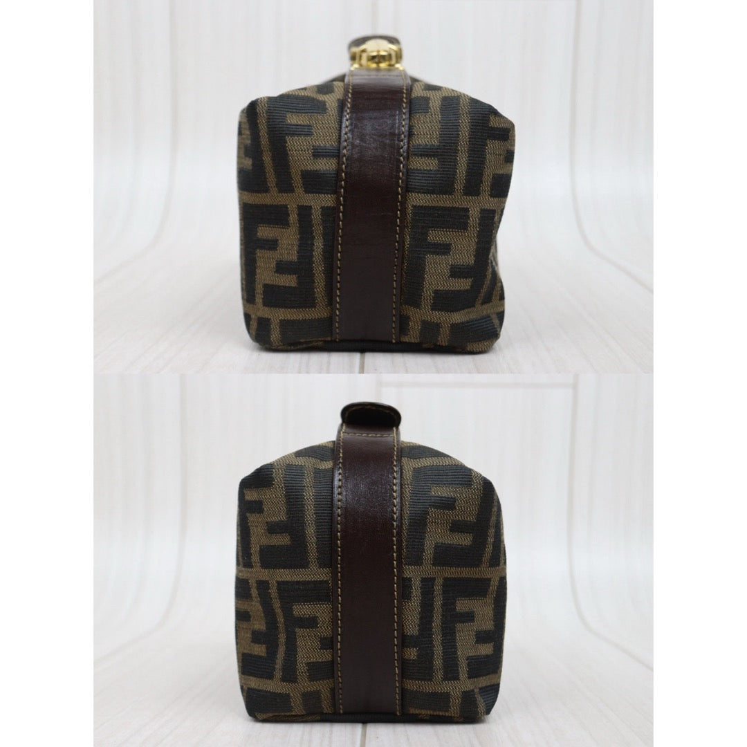 Good ( Rank AB)｜ FENDI PM Zucca Handbag ｜25122516