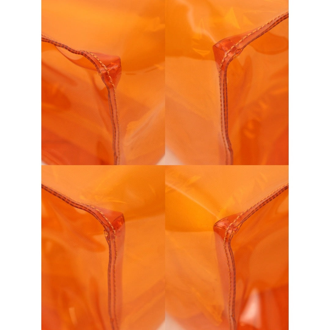 Very Good ( Rank A)｜ HERMES Kelly 40 Orange Vinyl Handbag Limited edition｜25042107