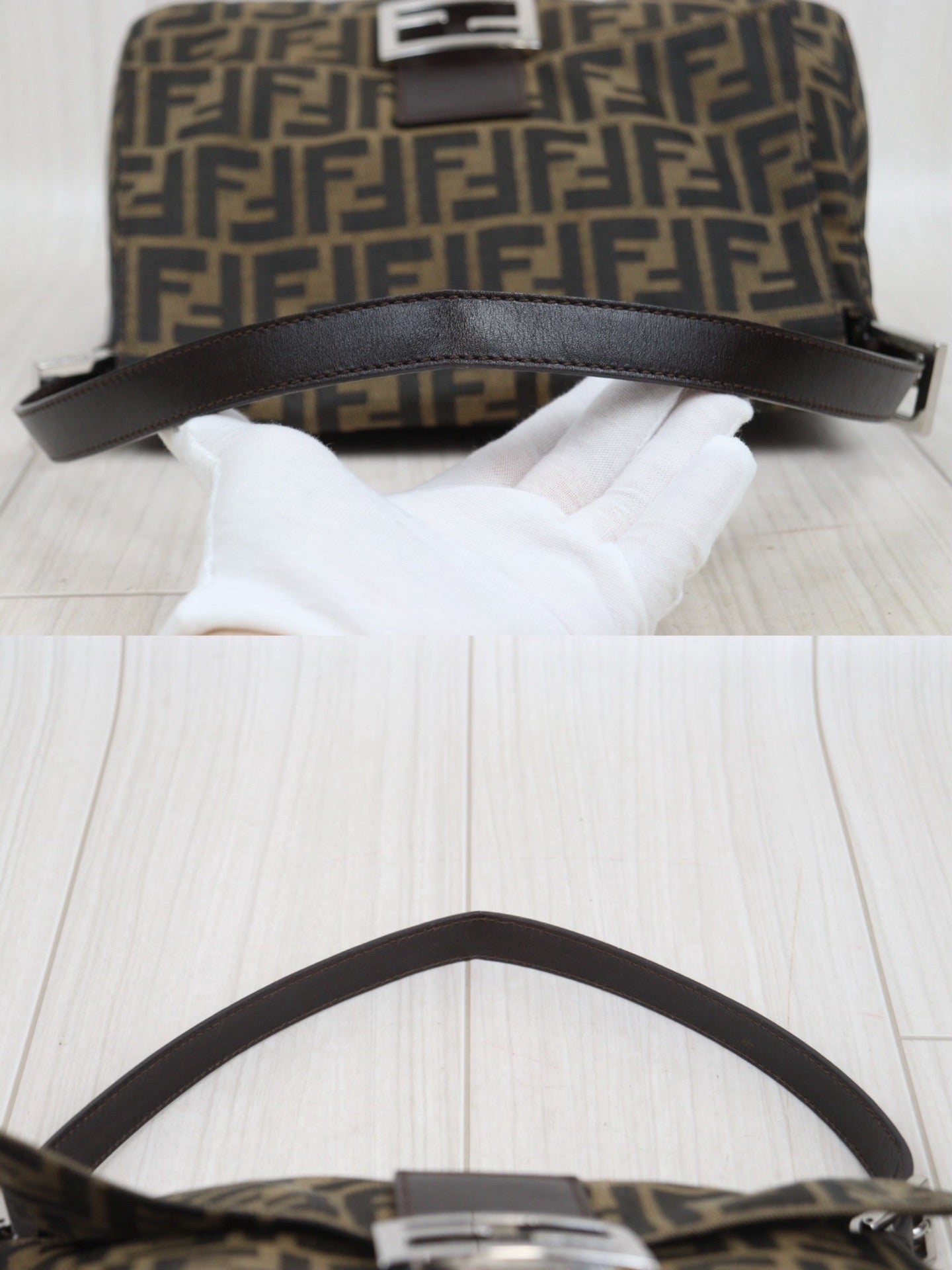 Very Good ( Rank A)｜ FENDI Zucca Mamma Baguette Shoulder Bag｜25091207