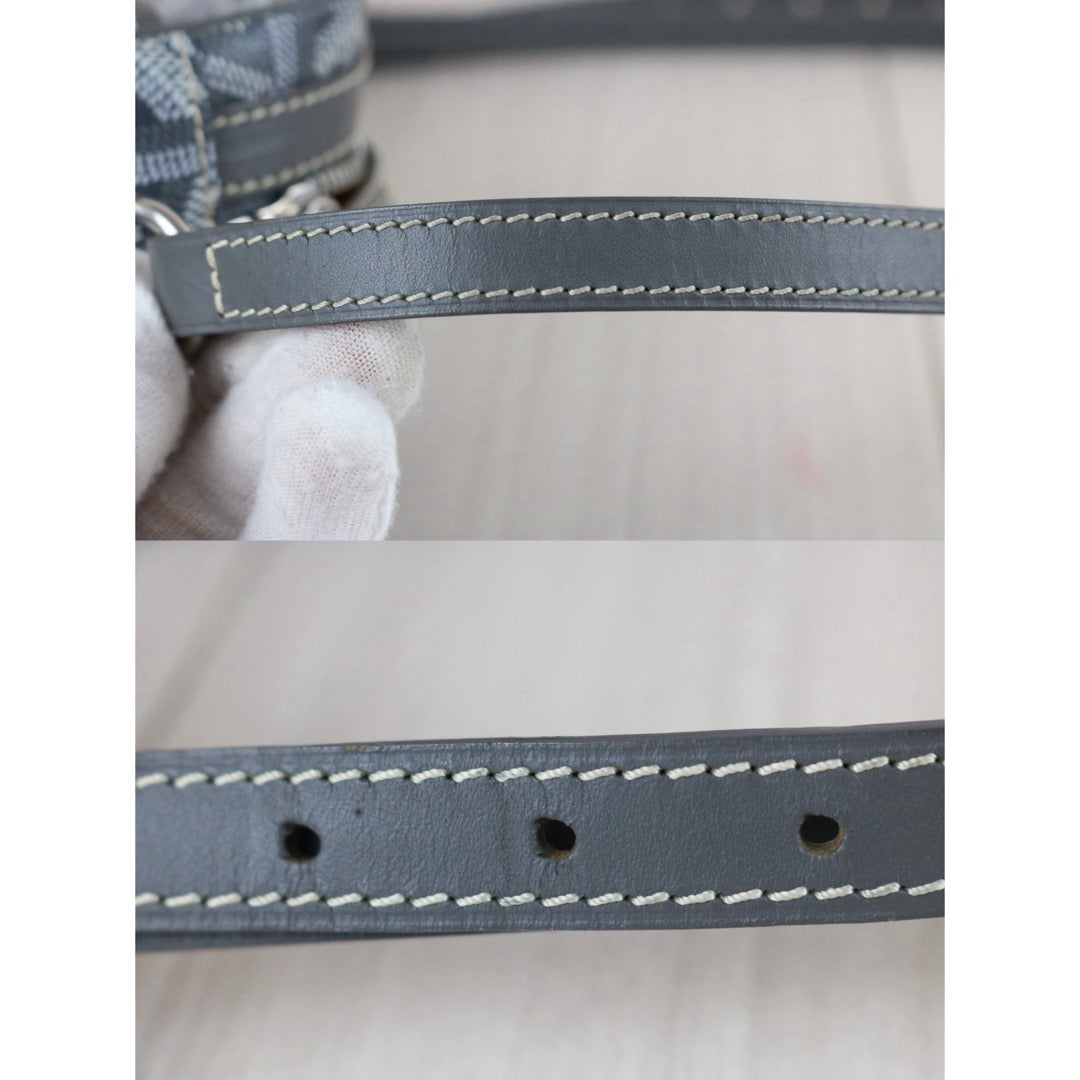 Include Entrupy Certificate of Authenticity｜Good ( Rank AB)｜ Goyard Cap-vert Camera Shoulder Bag Grey｜S26073114