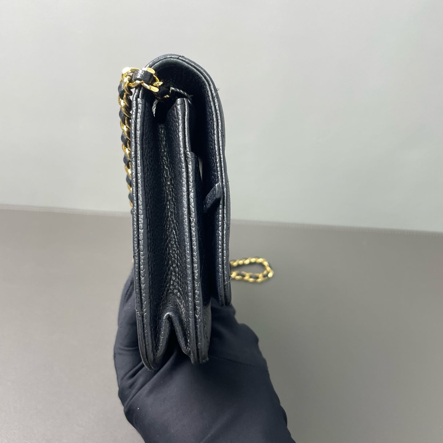 Third installment 3/4｜ CHANEL Matrasse Chain Caviar Skin WOC19 Shoulder Bag Black Made In 2018Year
