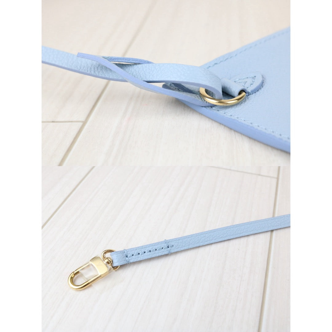 Include Entrupy Certificate of Authenticity｜Very Good ( Rank A)｜ Louis Vuitton Monogram Empreinte Calf Leather Blue Hour Neverfull MM With Pouch  IC Chips Model｜S26053008