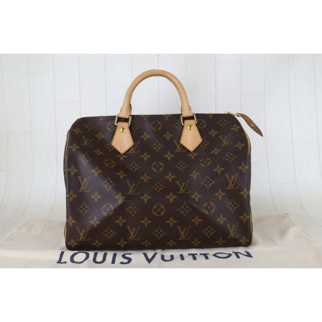 Include Entrupy Certificate of Authenticity｜Very Good ( Rank A) ｜ Louis Vuitton Monogram Speedy 30 Hand Bag ｜S26072511