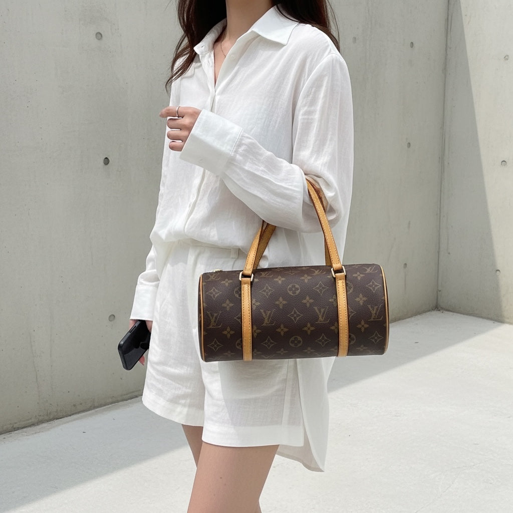 Include Entrupy Certificate of Authenticity｜Good ( Rank AB)｜ Louis Vuitton Monogram Papillon 26 Handbag ｜26052103