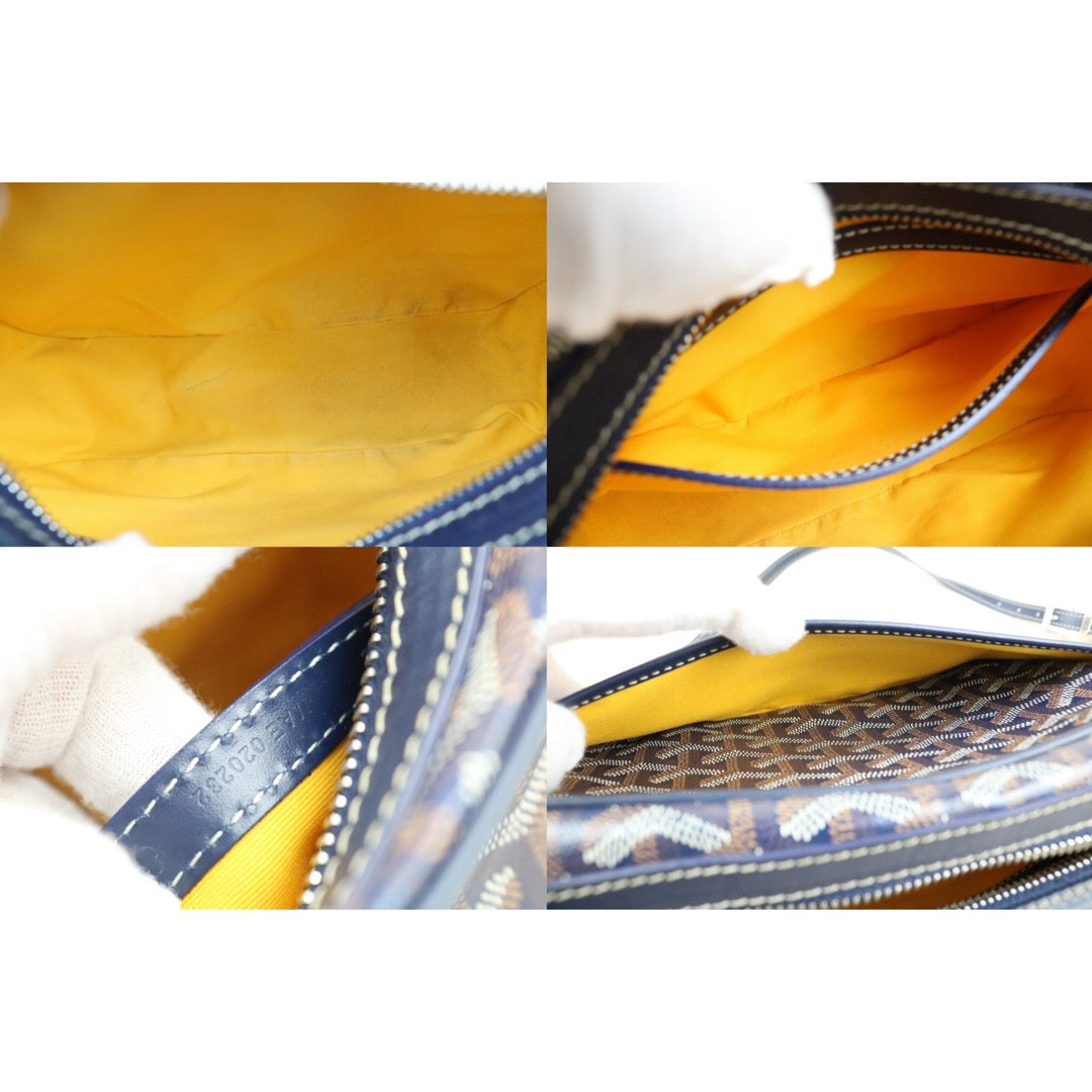 Include Entrupy Certificate of Authenticity｜Good ( Rank AB)｜ Goyard Cap-vert Camera Shoulder Bag Blue｜X26090413