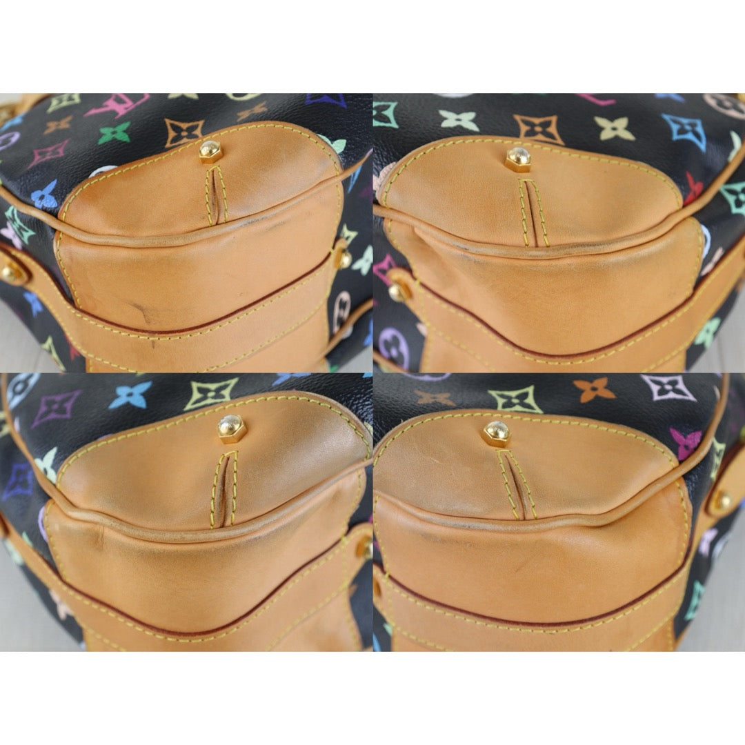 Include Entrupy Certificate of Authenticity｜Good ( Rank AB)｜Louis Vuitton Monogram Takashi Murakam Multicolor Greta ShoulderBag｜Z26091612