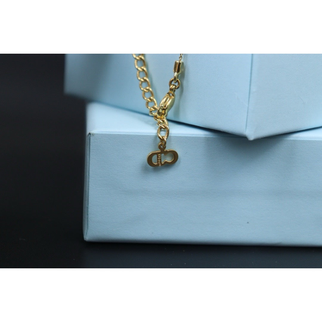 Very Good ( Rank A)  ｜ Dior Rhinestone Necklace ｜240100414