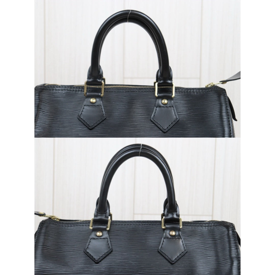 Good ( Rank AB)｜ LV Epi Speedy 25 Hand Bag Black｜25052907