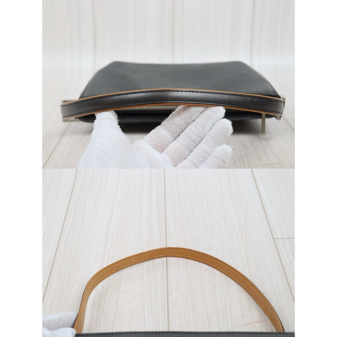 Very Good ( Rank A) ｜ LV Matte Vernis Steel Gray Fowler Shoulder Bag｜25110609