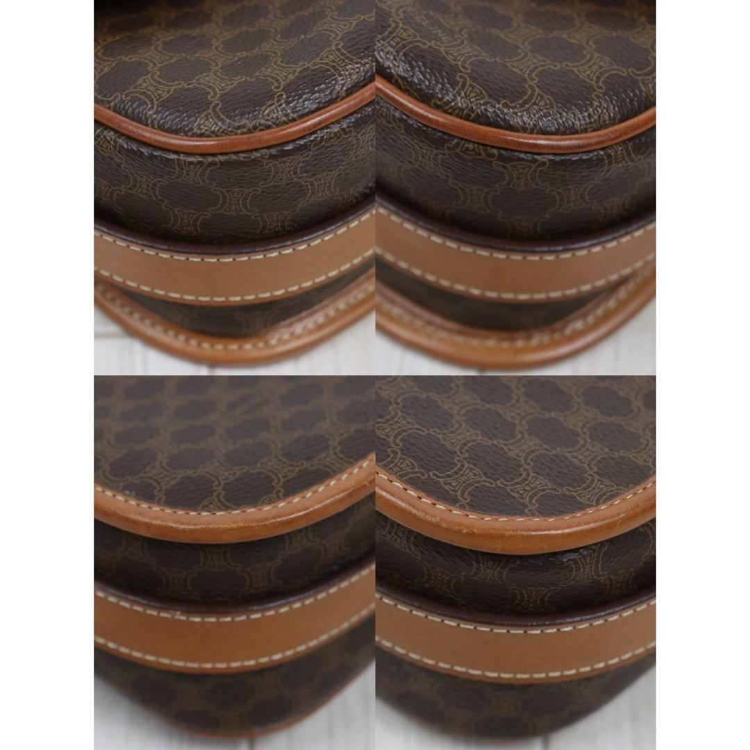 Include Entrupy Certificate of Authenticity｜Good ( Rank AB) ｜ CELINE Macadam Shoulder Bag ｜26012005