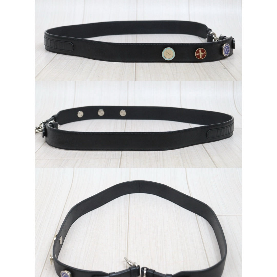 Very Good ( Rank A) ｜  Dior Lady Dior Lamb Skin 2WAY Handbag Shoulder Bag  Black  ｜S26030908