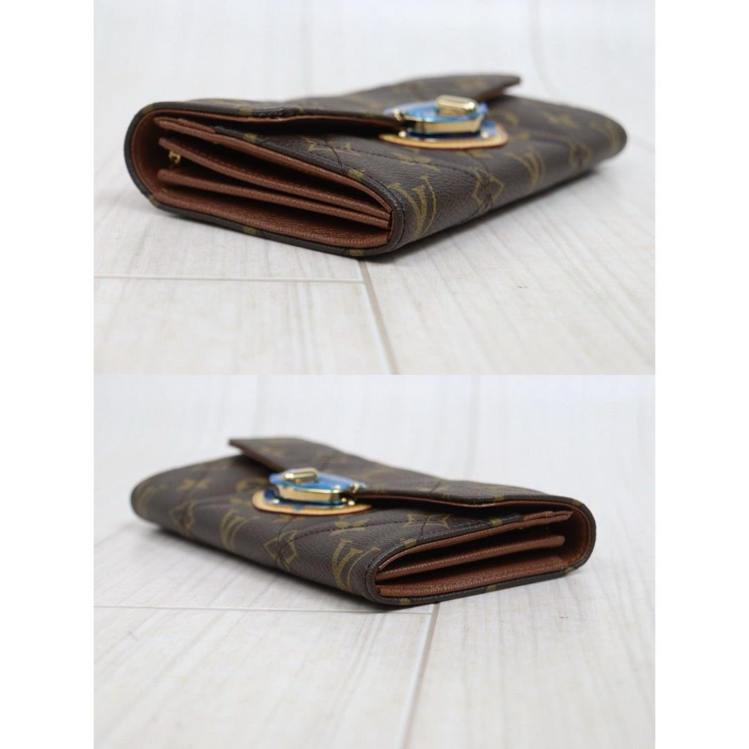 Include Entrupy Certificate of Authenticity｜Very Good ( Rank A)｜Louis Vuitton Monogram Portefeuille Long Style Wallet ｜26040208