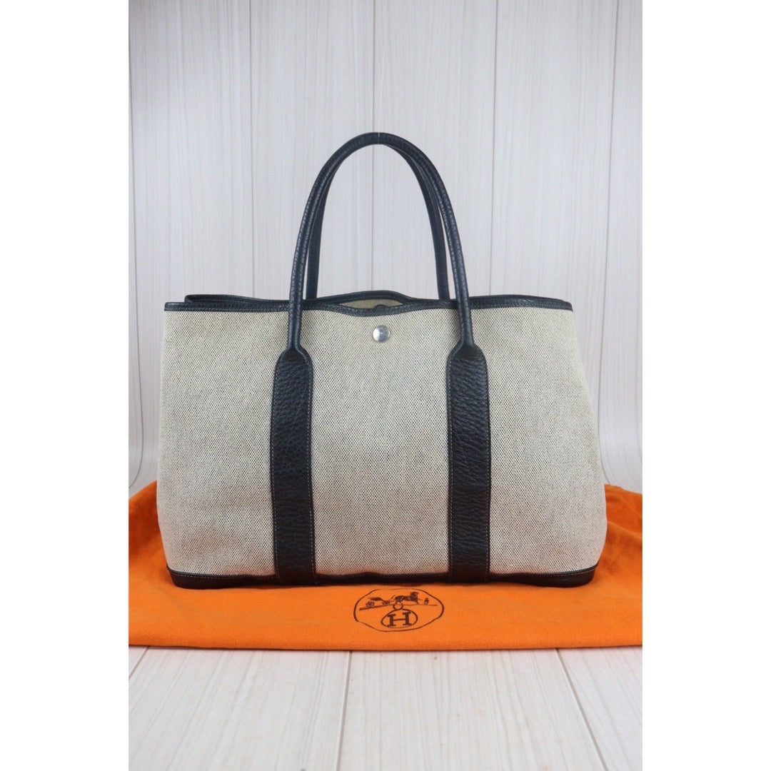 Rank A ｜ HERMES Garden Party PM  T Stamp HandBag ｜23083108