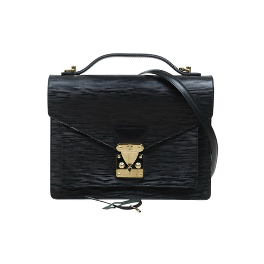 Very Good ( Rank A)｜ LV Epi Monceau28 Black Shoulder Bag ｜25120804
