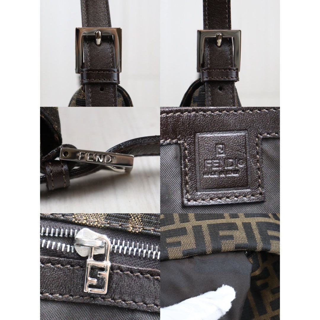Rank A｜ FENDI Zucca Mamma Shoulder Bag ｜Q24030505