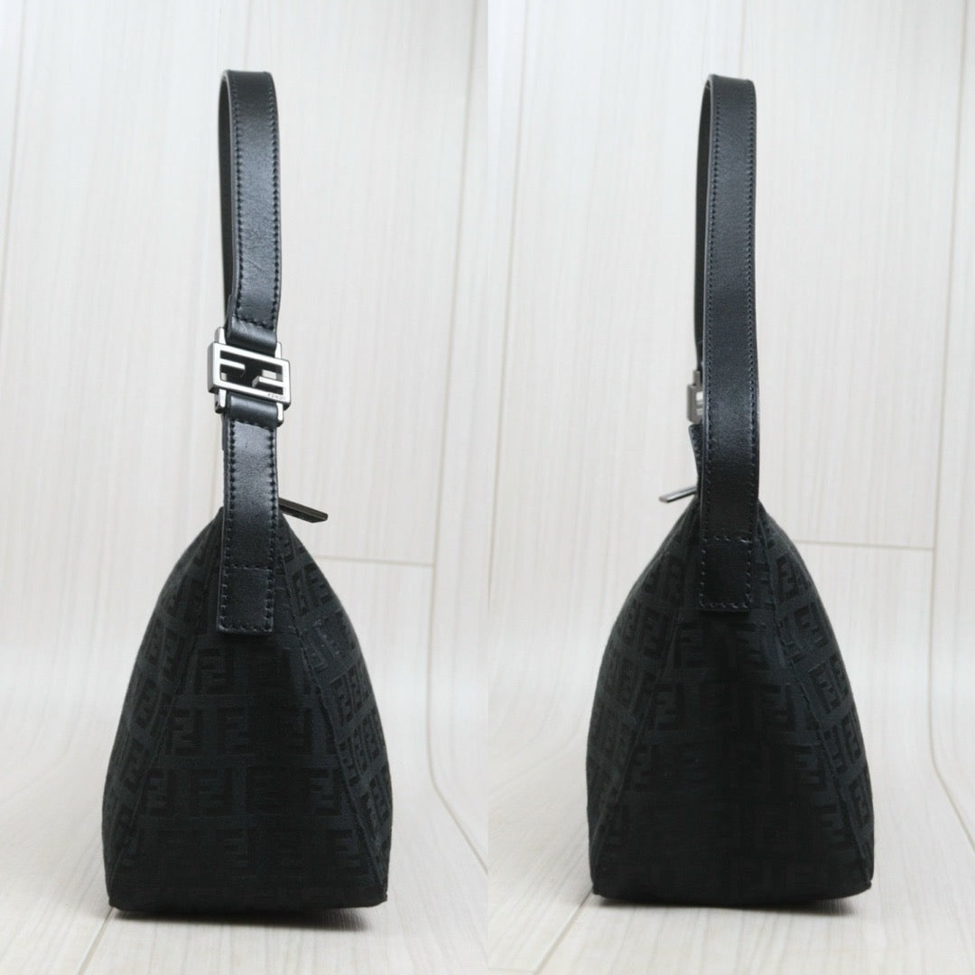 Include Entrupy Certificate of Authenticity｜Good ( Rank AB)｜ FENDI Zucca Mamma Shoulder Bag｜26101902