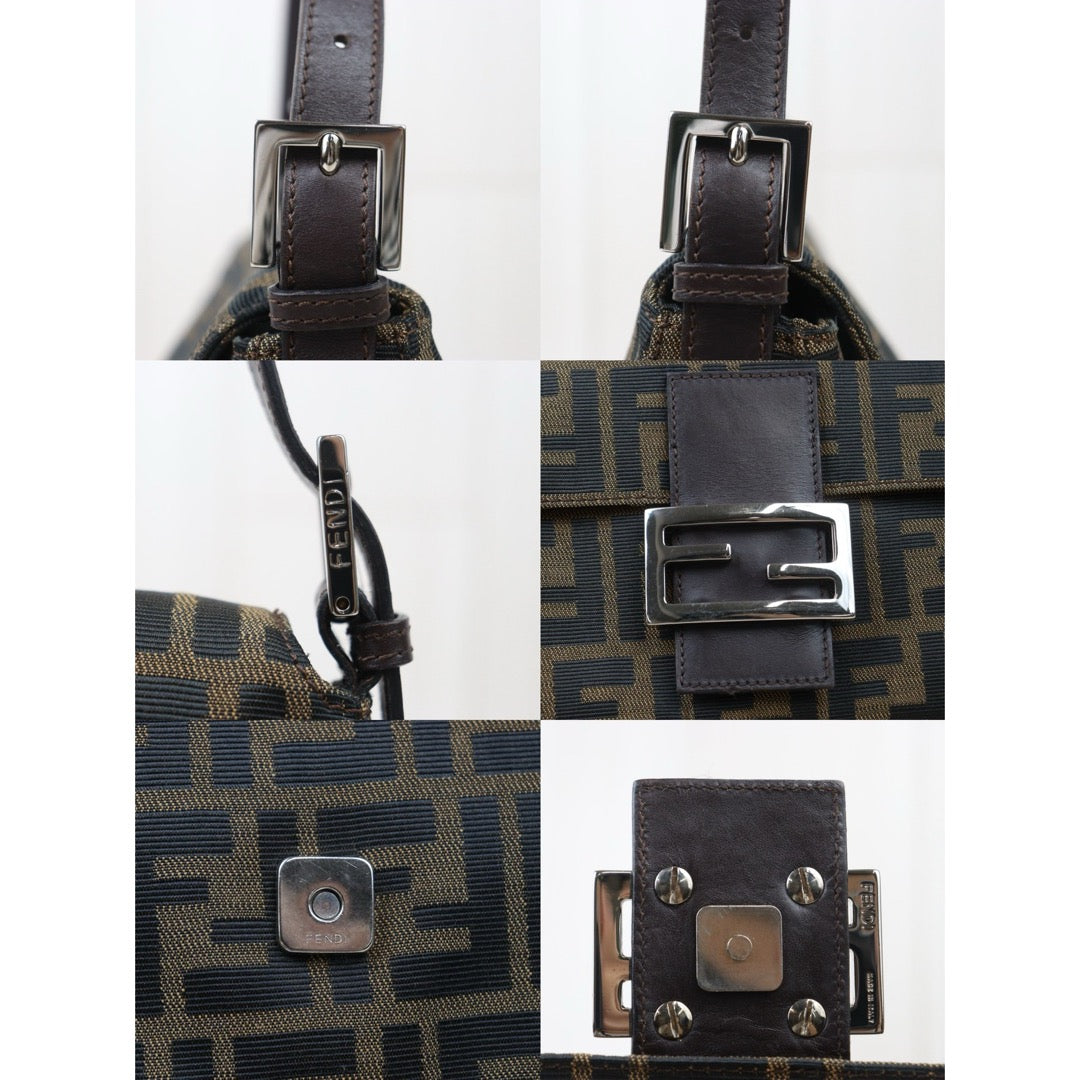 Very Good ( Rank A) ｜ FENDI Zucca Mamma Baguette Shoulder Bag ｜Q24090522