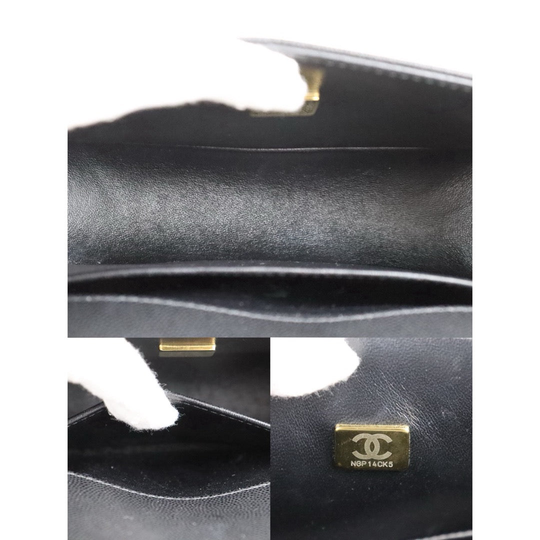 Include Entrupy Certificate of Authenticity｜Excellent（Rank SA）｜Full Set CHANEL Caviar Skin  LeBoy Chain Shoulder Bag Small Black   IC Chips Model ｜S26041403