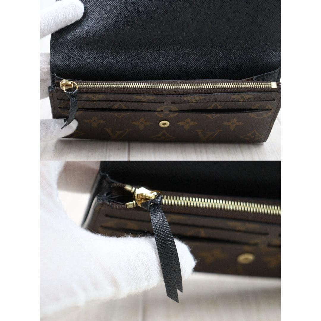 Very Good ( Rank A)｜  LV Monogram Portefeuille Emilie Long Style Wallet IC Chip model｜25120605
