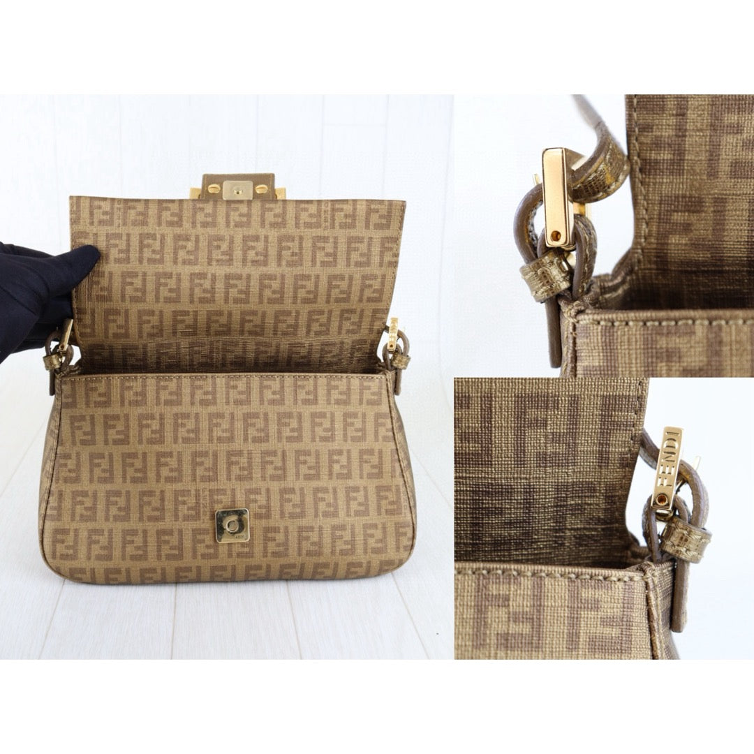 Very Good ( Rank A)｜ FENDI Mamma Baguette Shoulder Bag  Gold Hardware｜Y25011005