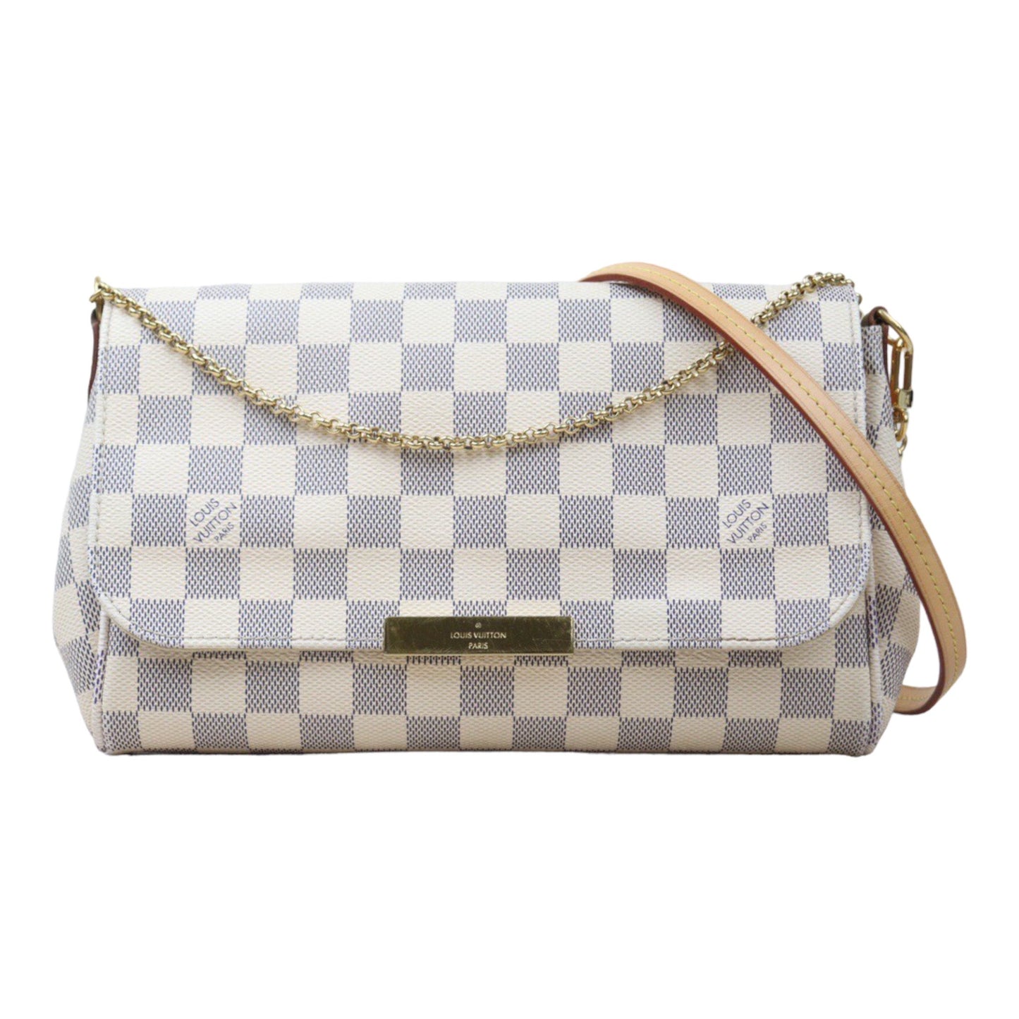 Rank AB ｜ Louis Vuitton Damier Azur Favorite MM Shoulder Bag｜24050805