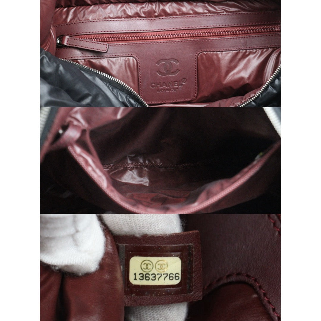 Very Good ( Rank A)｜ CHANEL Down Tote Bag  Black Made in 2009-2010Year ｜25070106