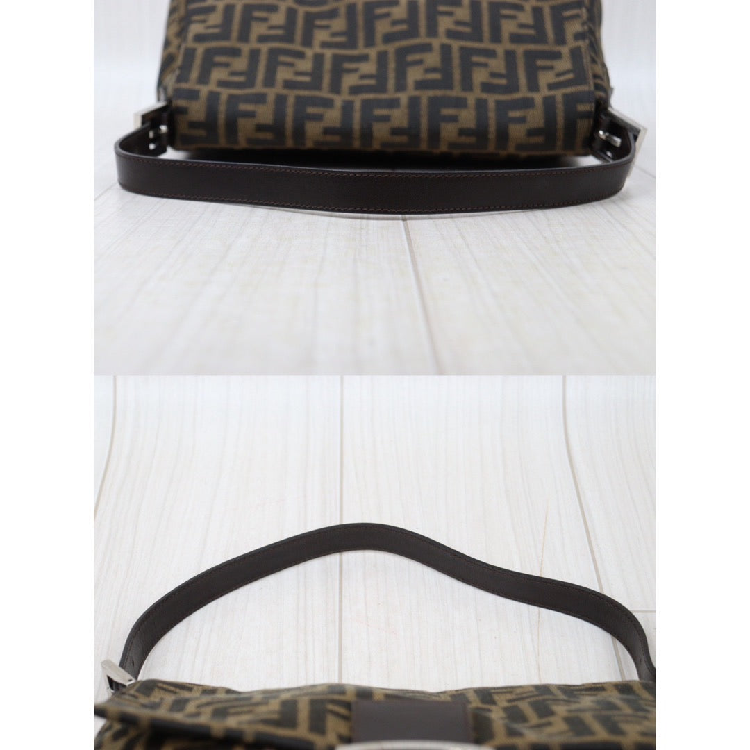 Rank A｜ FENDI Zucca Mamma Baguette Shoulder Bag ｜24061212