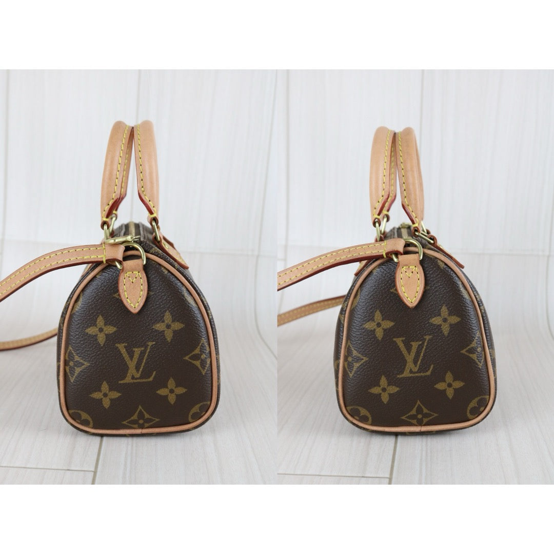 Good ( Rank AB)｜LV Monogram Nano Speedy  Shoulder Bag｜S25070604