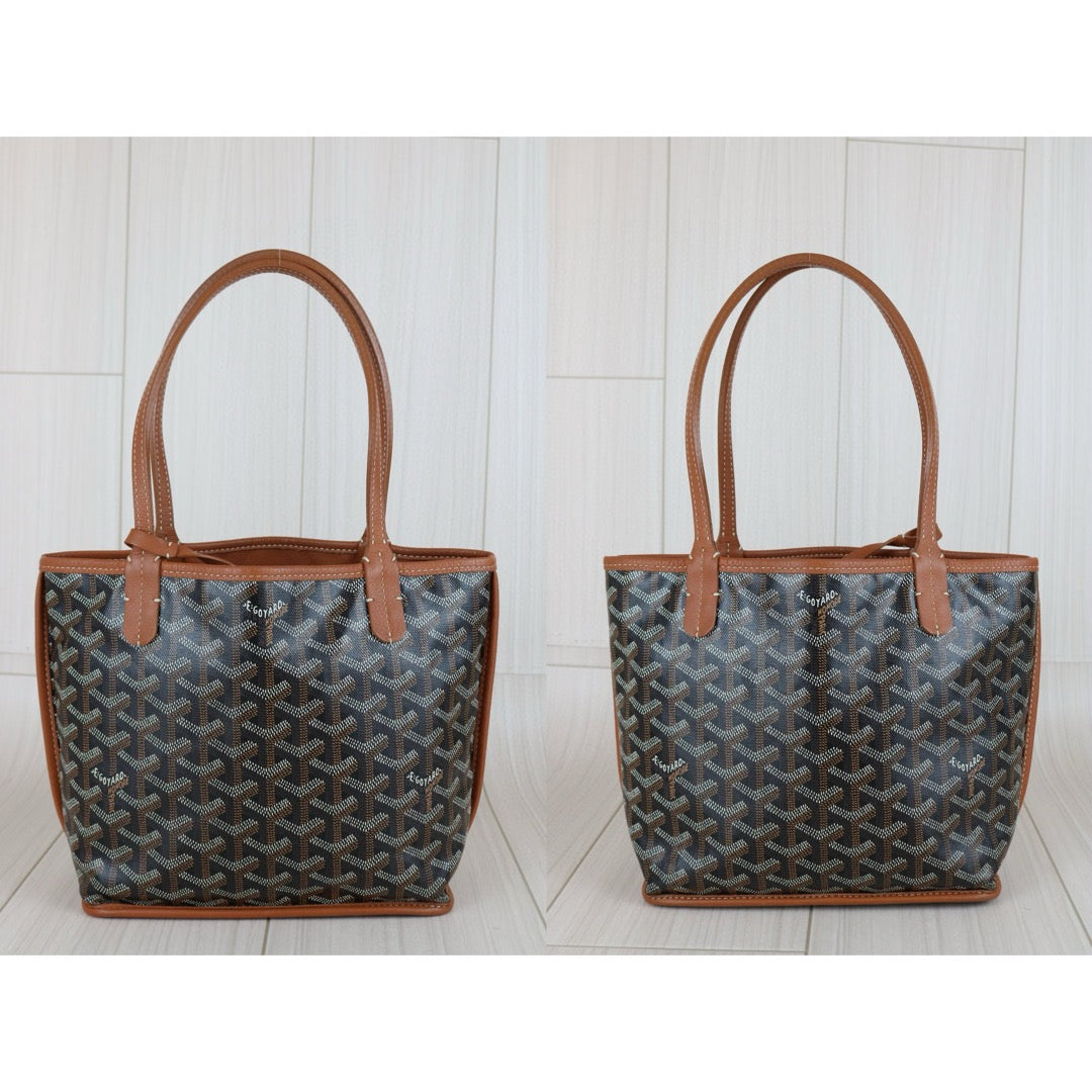 Very Good ( Rank A) ｜ Goyard Anyone Mini Tote Bag Brown｜B25011002