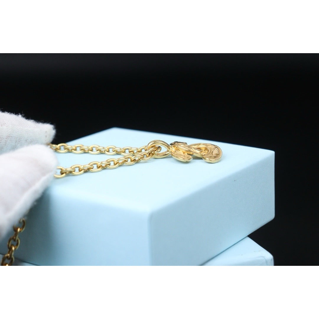 Very Good ( Rank A) ｜  CHANEL Vintage Coco Mark Gold Necklace ｜24090513