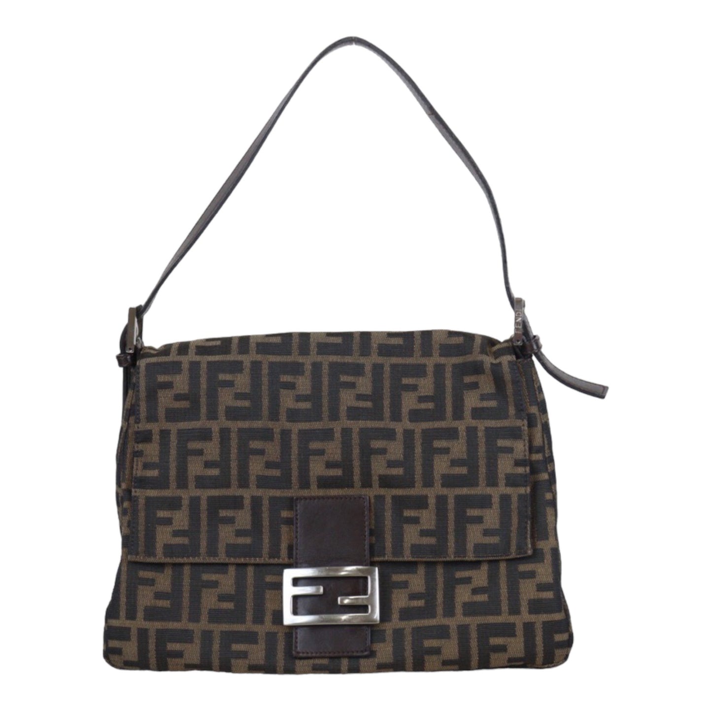 Rank A｜ FENDI Zucca Mamma Baguette Shoulder Bag ｜23092804