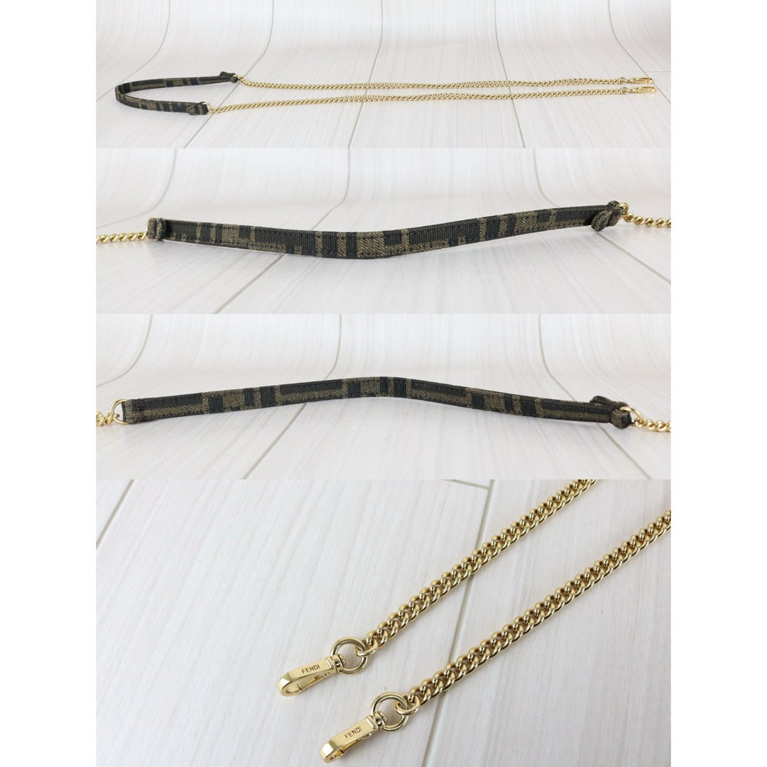 Very Good ( Rank A)｜ FENDI Mamma Baguette Chain Shoulder Bag  Gold Hardware Current Model PM｜S26020801