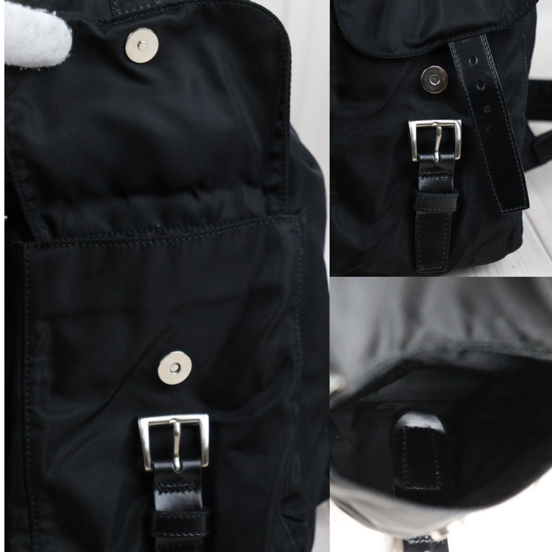 Rank A｜Prada Nylon Backpack Medium Black｜23121204