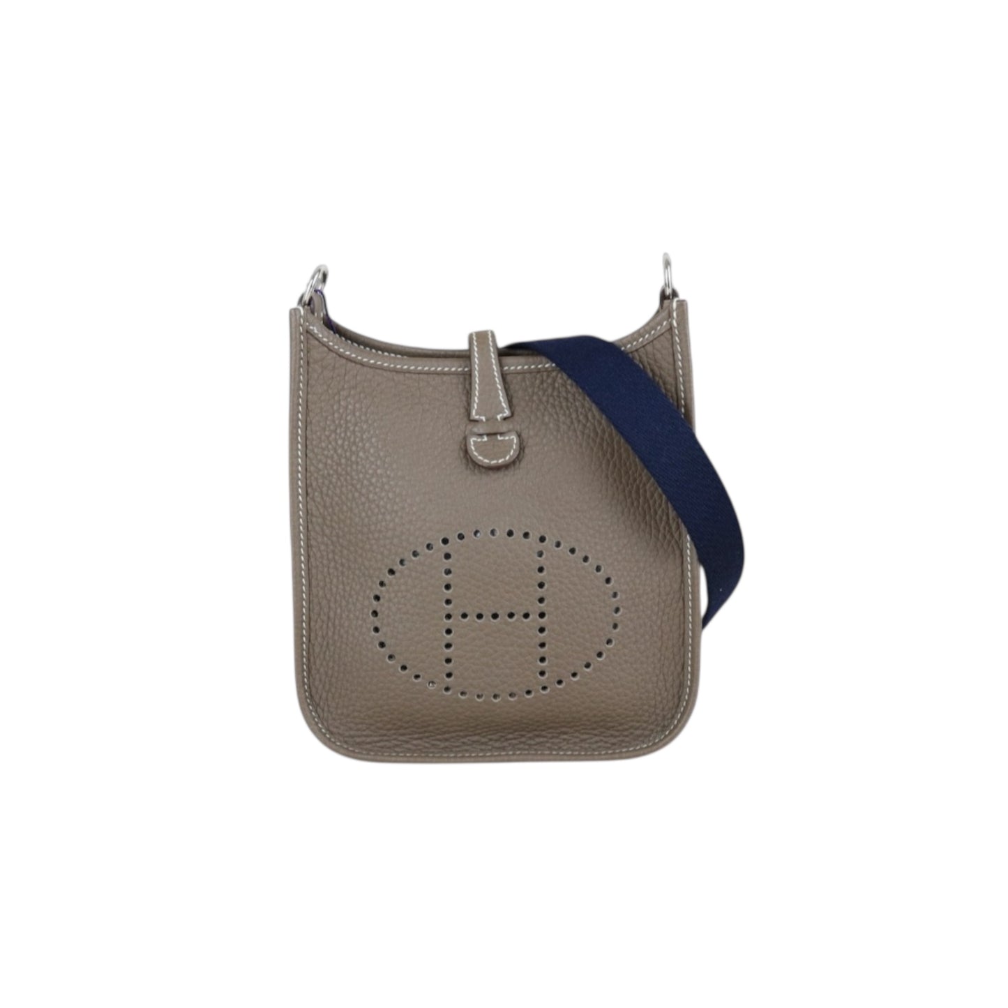Excellent（Rank SA）｜ HERMES Mini Evelyn 16 Shoulder Bag  Y Stamp Etoupe Gray｜W25070205
