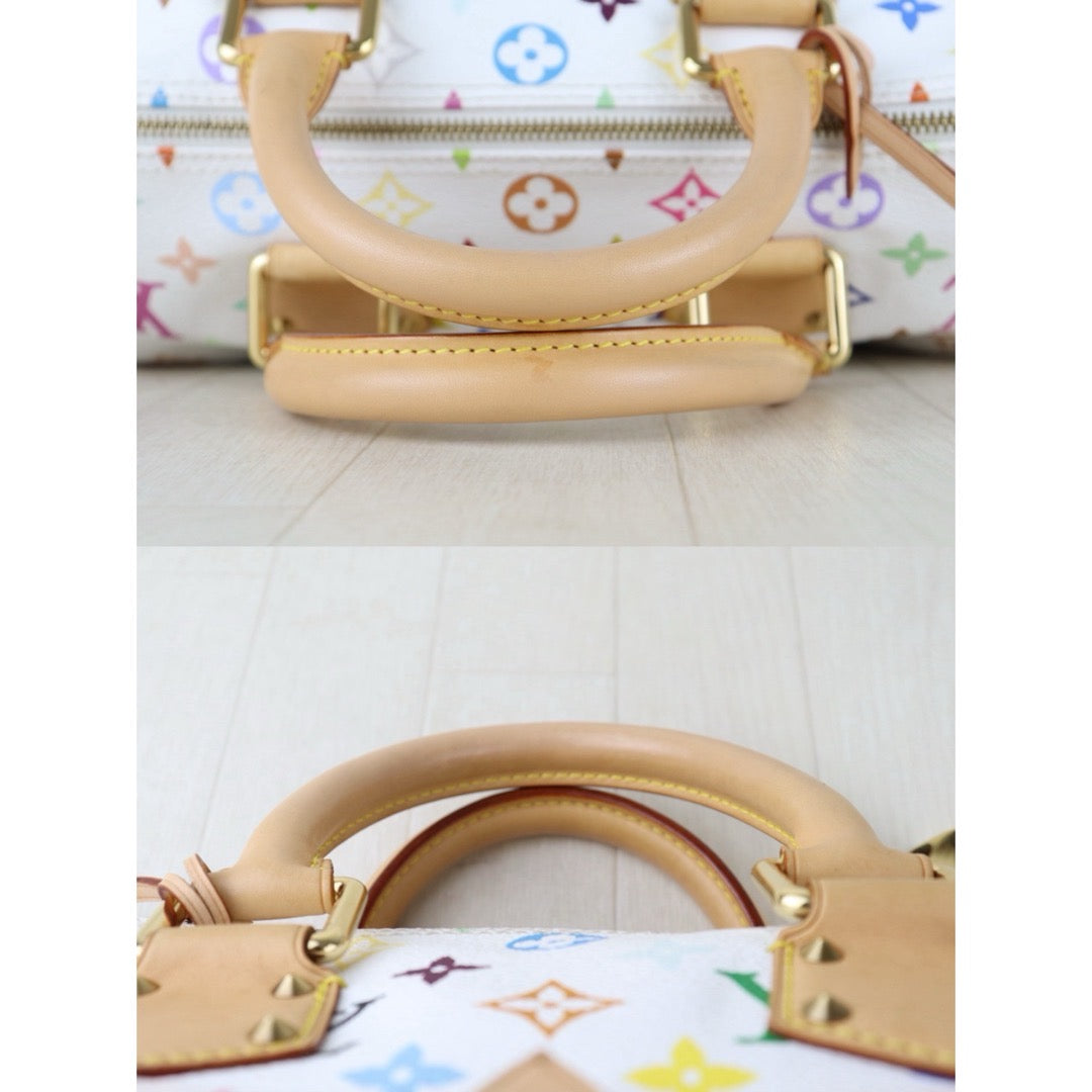 Include Entrupy Certificate of Authenticity｜Very Good ( Rank A)｜LV  Takashi Murakam Multi Monogram Speedy 30 Hand Bag ｜S26080116