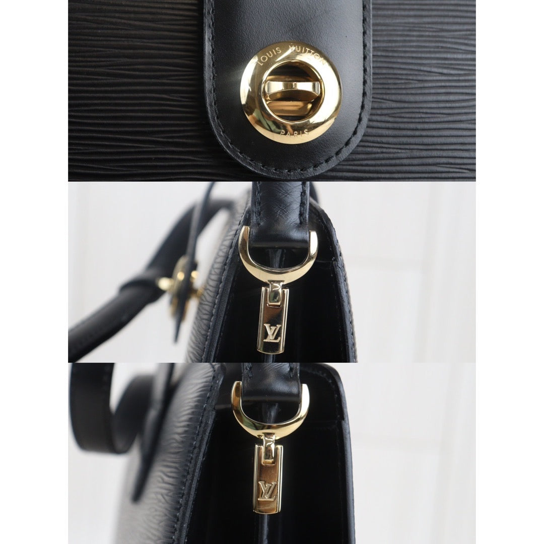 Rank A｜ LV Epi Shoulder Bag Black｜V23090714