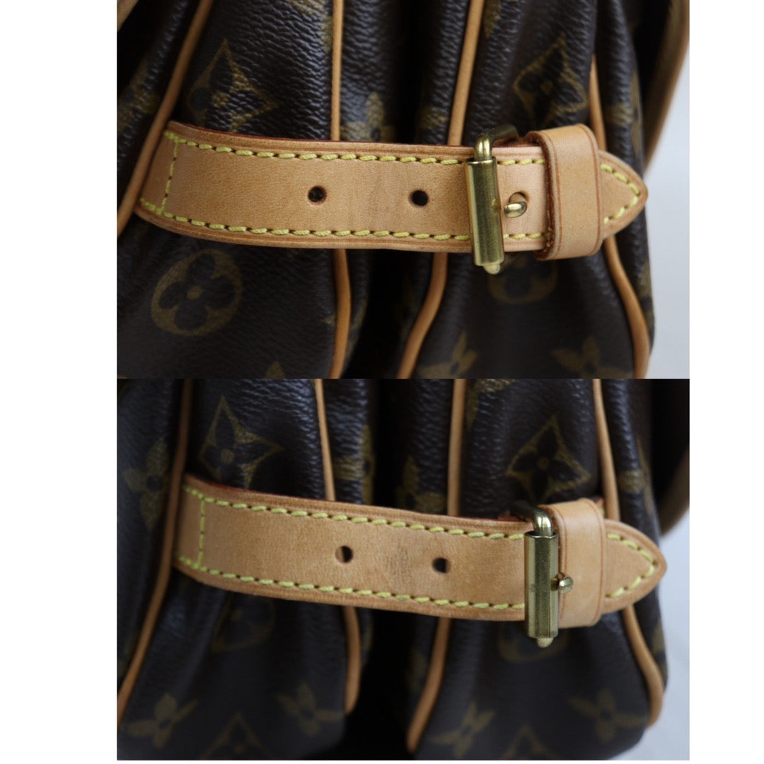 Rank AB ｜ LV Monogram Saumur MM Shoulder Bag｜23121409