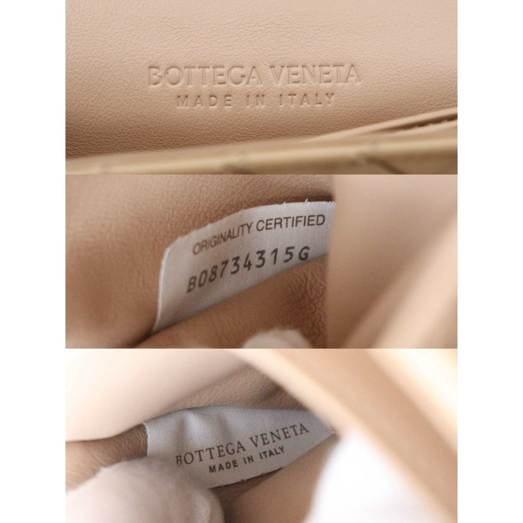 Very Good ( Rank A)｜ Bottega Veneta Lamb Skin Loop Camera Shoulder Bag Beige｜S25032608