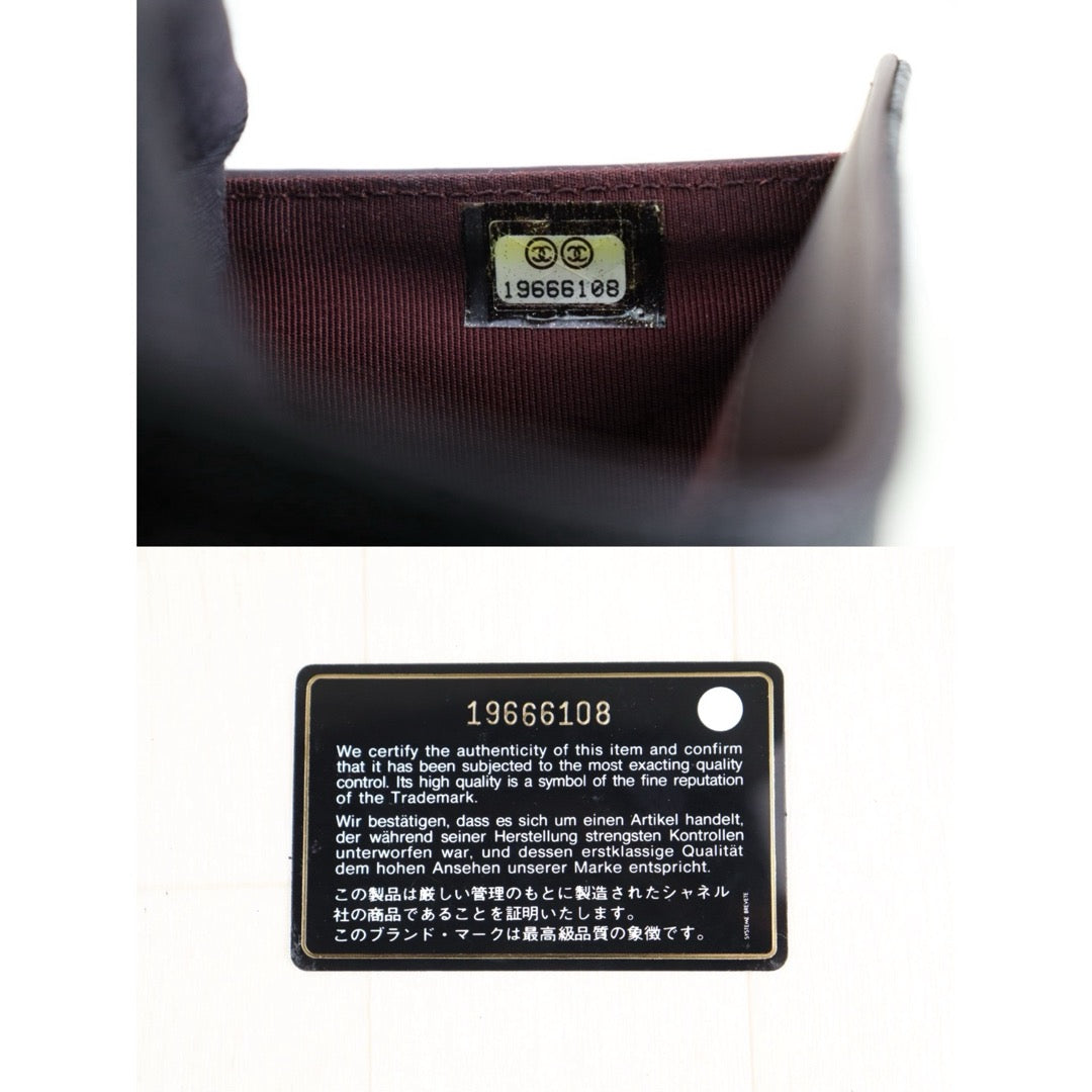 Excellent（Rank SA）｜Full Set Chanel Caviar Skin Black  Wallet Made In 2014Year ｜S25101202