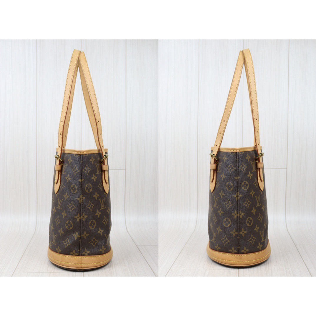 Rank A ｜ LV Monogram Petit Bucket PM Tote Bag ｜24050803