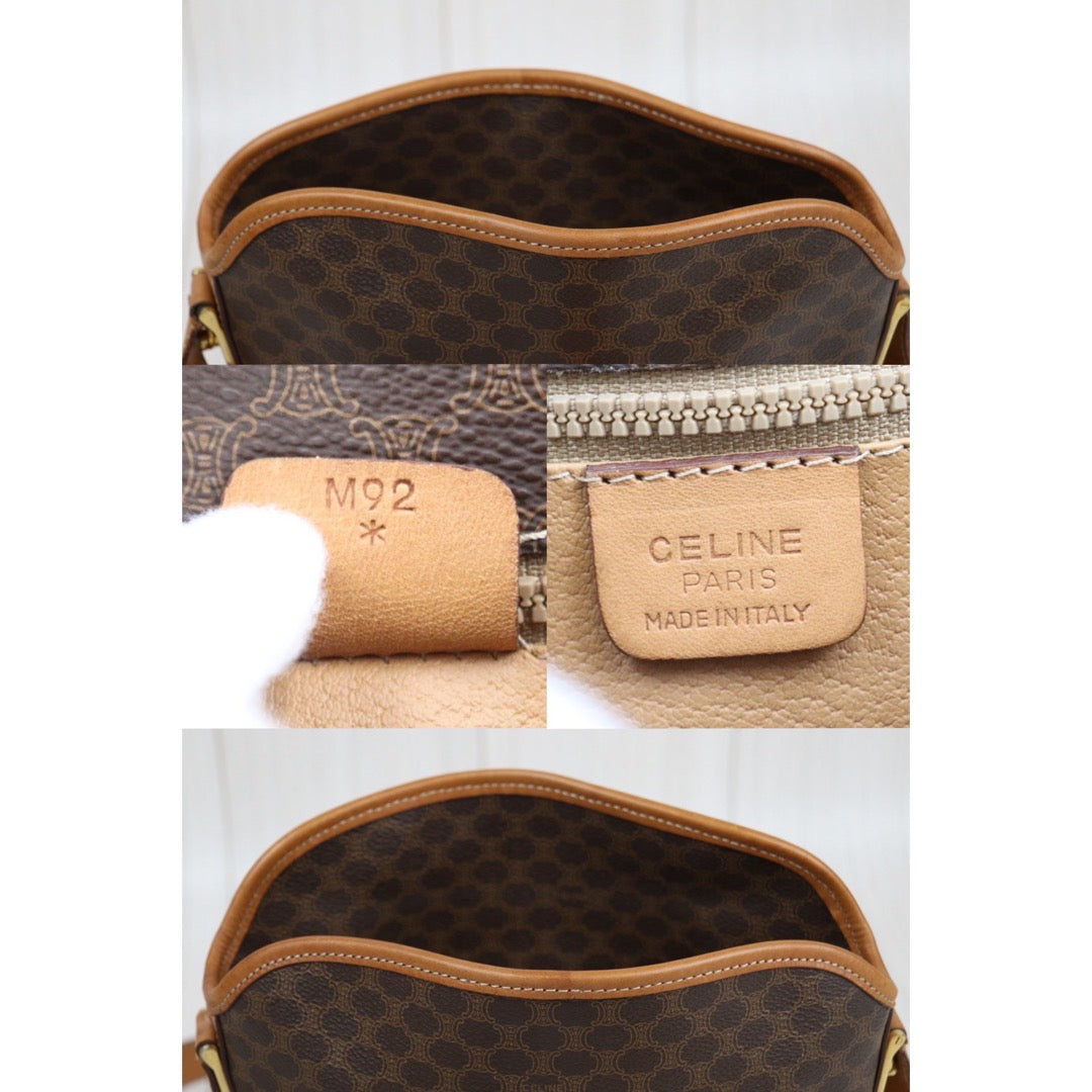 Rank AB｜ CELINE Macadam Shoulder Bag ｜V24031419