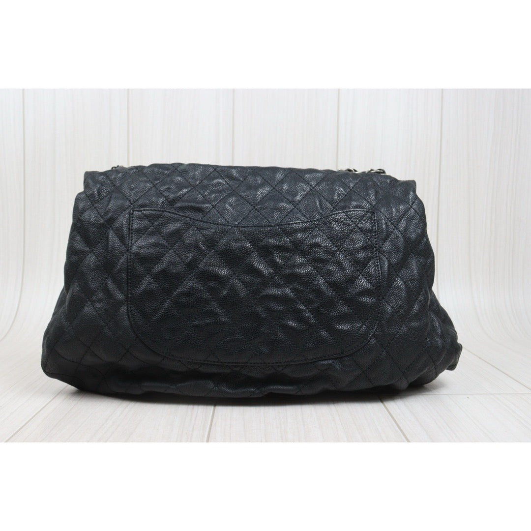 Include Entrupy Certificate of Authenticity｜Fair ( Rank B)｜ CHANEL Caviar Skin Matrasse Chain  Shoulder Bag Black Made In 2010- 2011Year｜S26052506