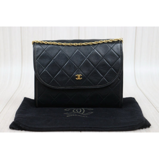 Very Good ( Rank A)｜ CHANEL Mini Coco Mark  Lambskin Matrasse Chain Shoulder Bag ｜25120617