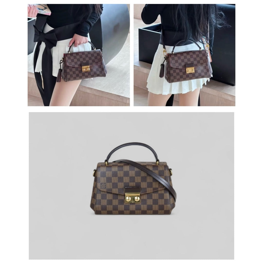 Good ( Rank AB)｜ LV Damier Croisette Handbag With Shoulder Bag No Tassel｜X25051502