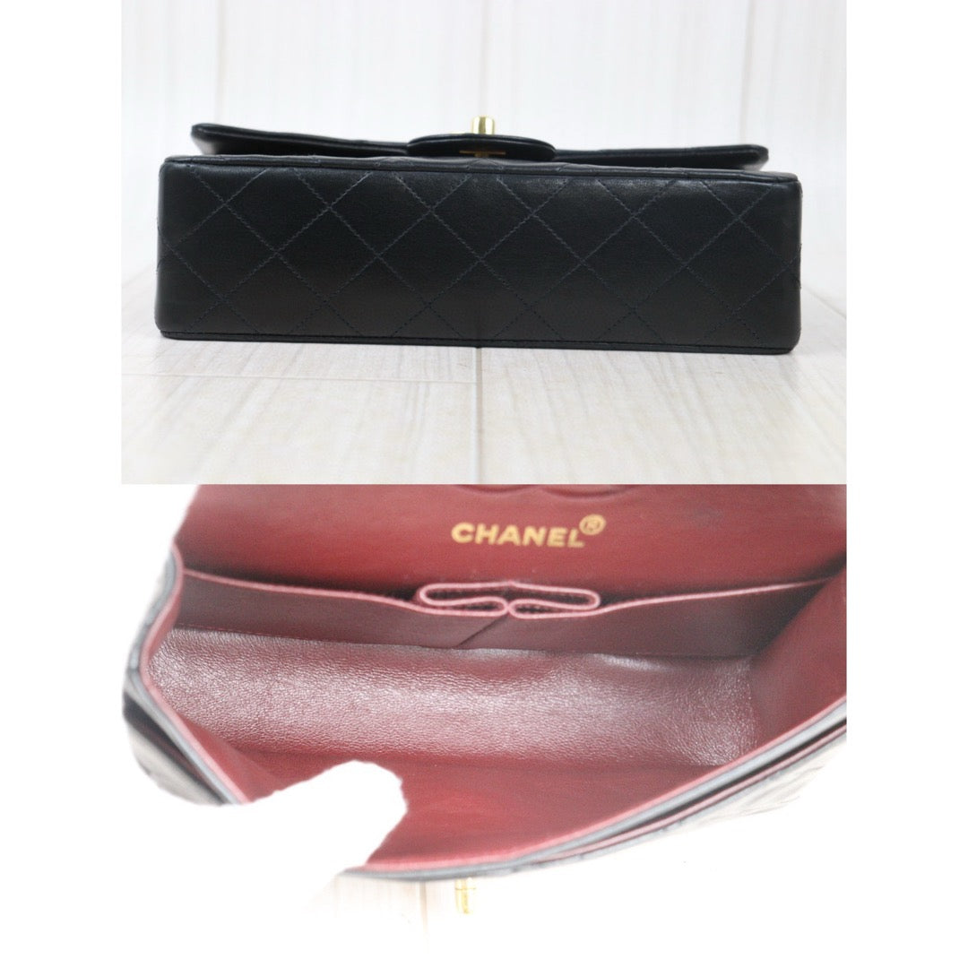 Good ( Rank AB)｜ CHANEL Matrasse Double Flap 23 Shoulder Bag Small Made In 1991～1994Year｜P24110106