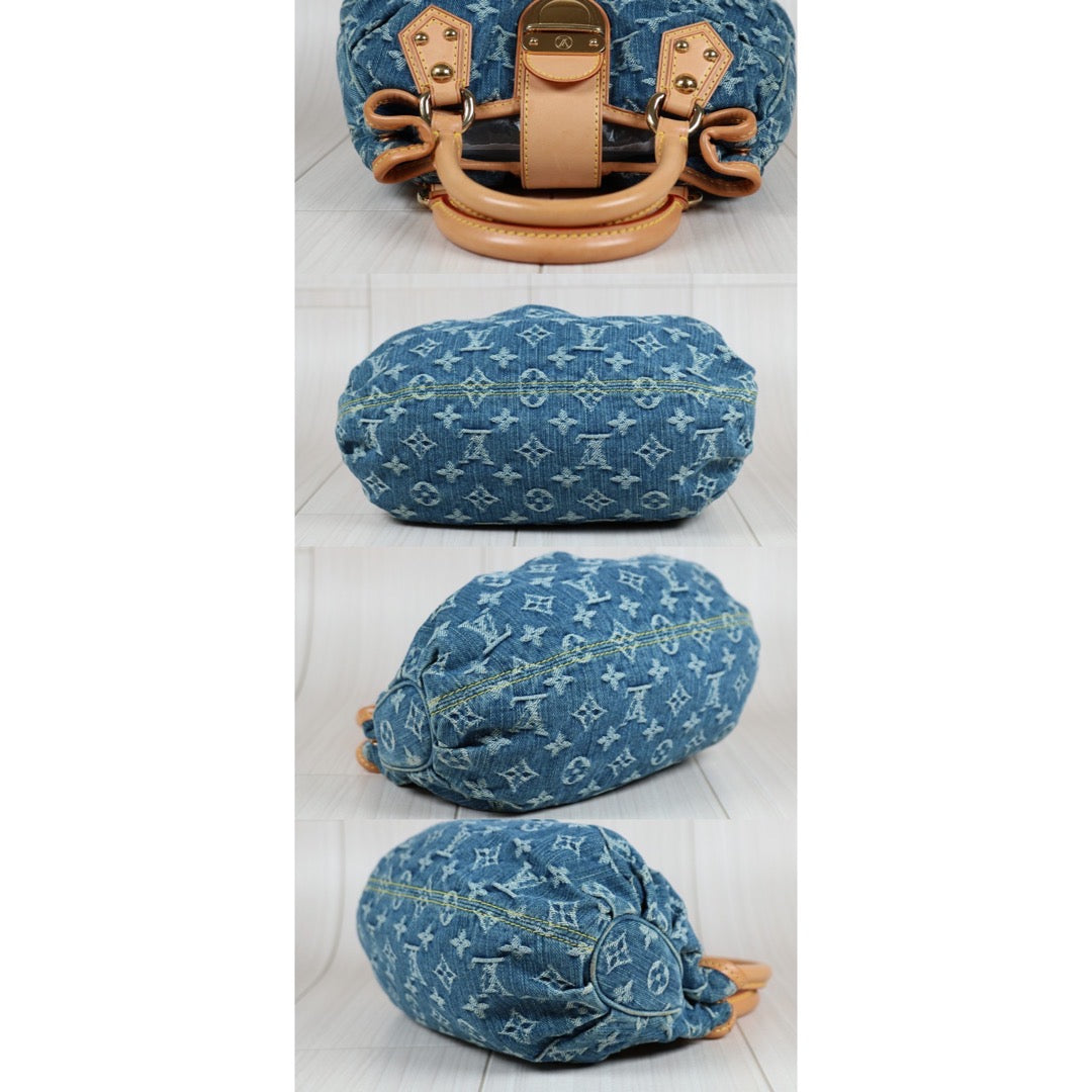 Rank A｜  LV Monogram Denim Hand Bag   ｜S24050901