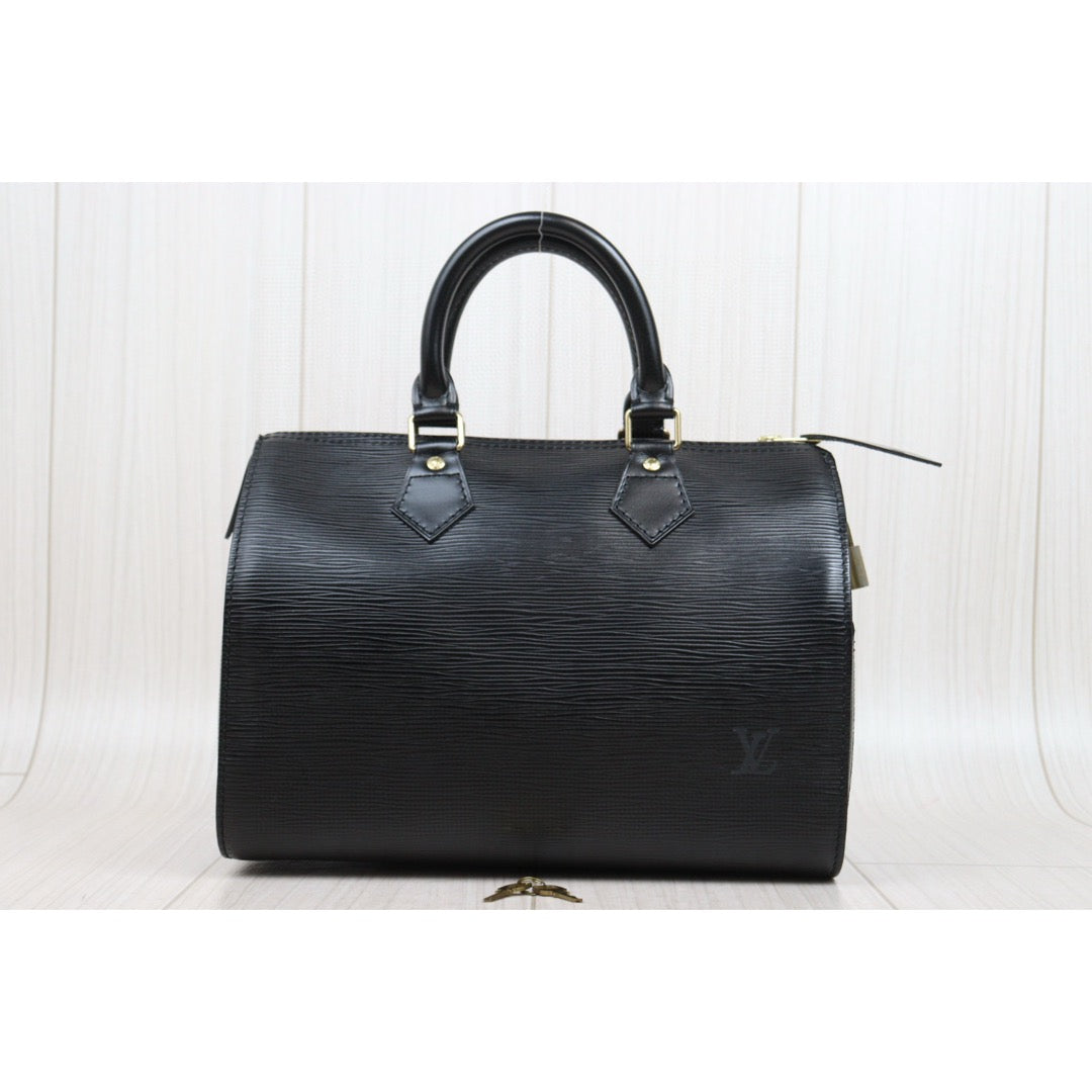 Very Good ( Rank A)｜ LV Epi Speedy 25 Hand Bag Black｜25050226